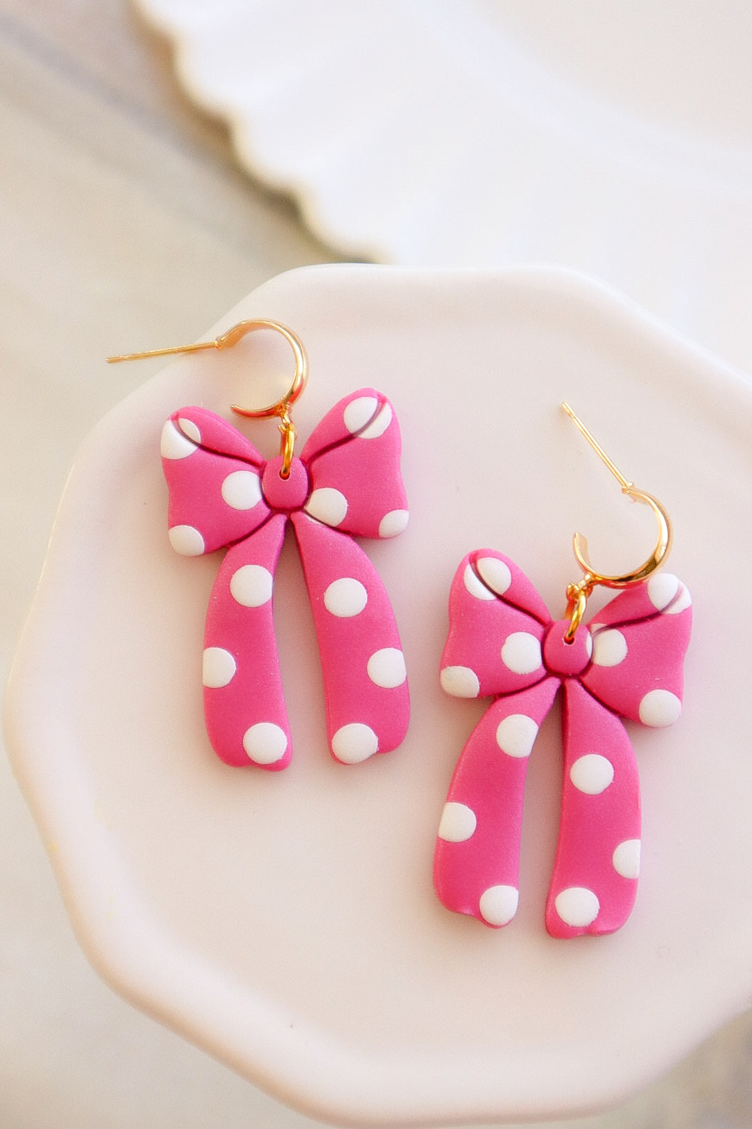 Magical Mouse Polkadot Bow | PINK