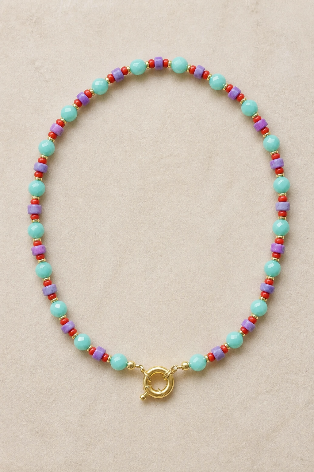 Mermaid Princess Necklace | 16” Gold Filled Charm Clasp