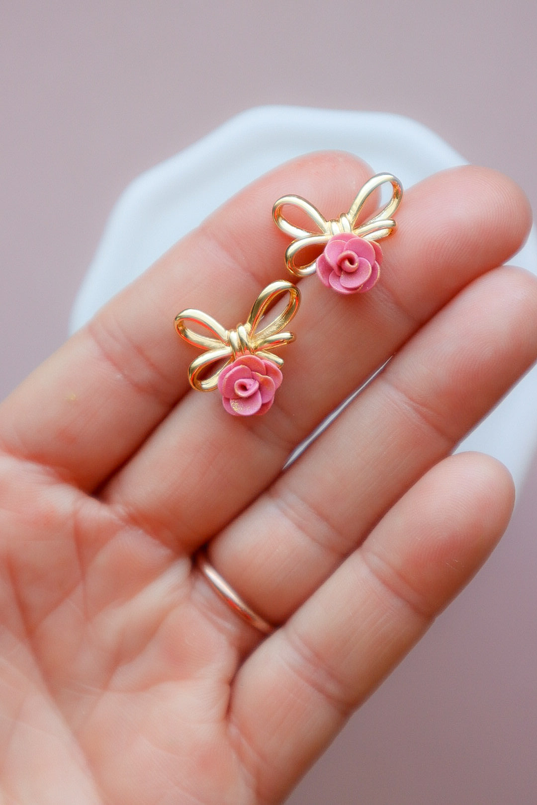 Regal Rosebud Studs