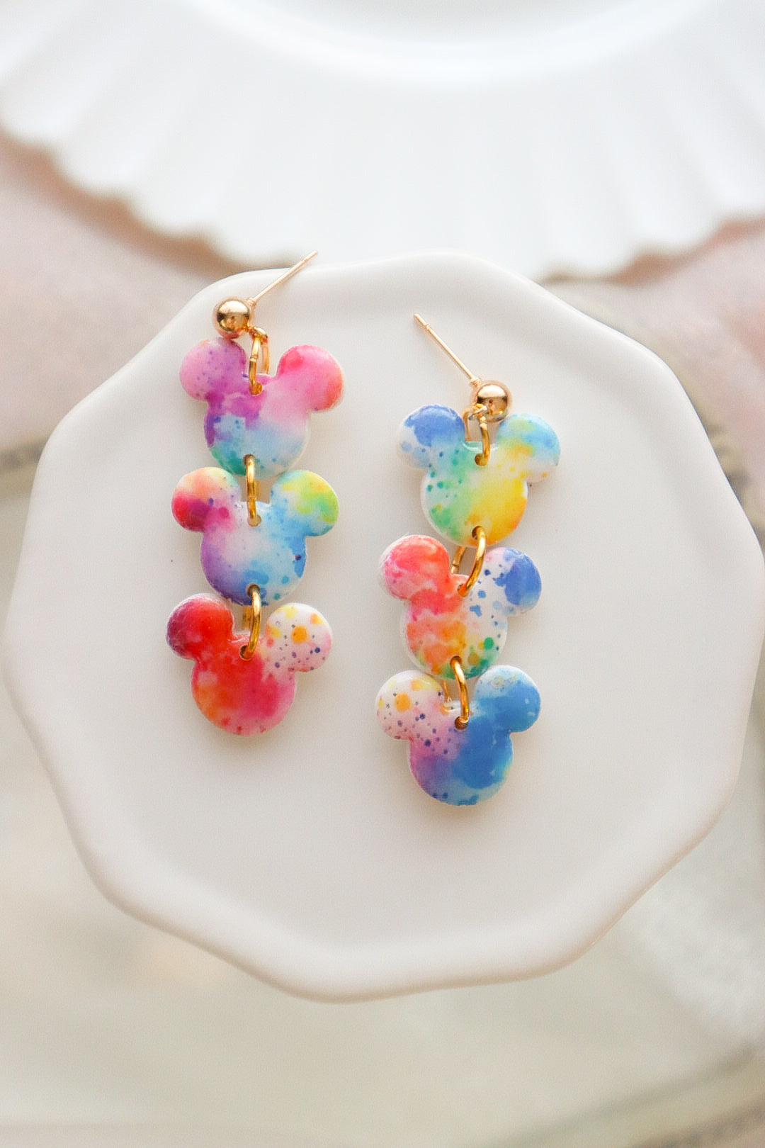 Paint Splatter Mouse Trio