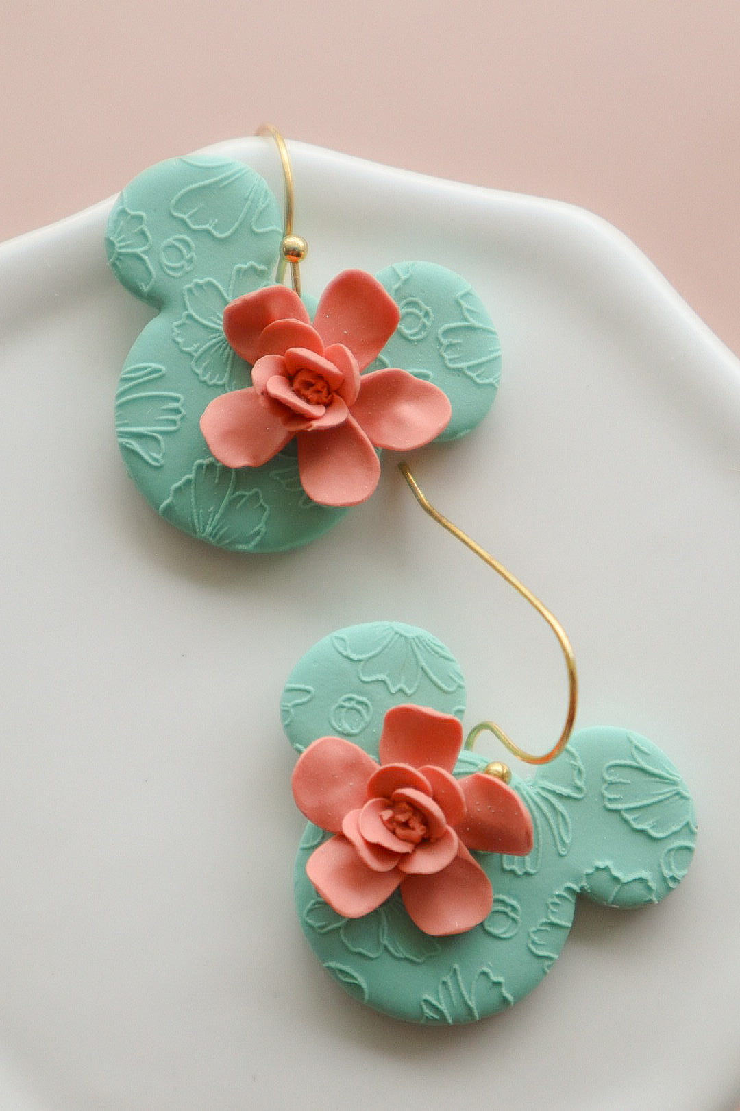 Seafoam Floral Magical Mouse