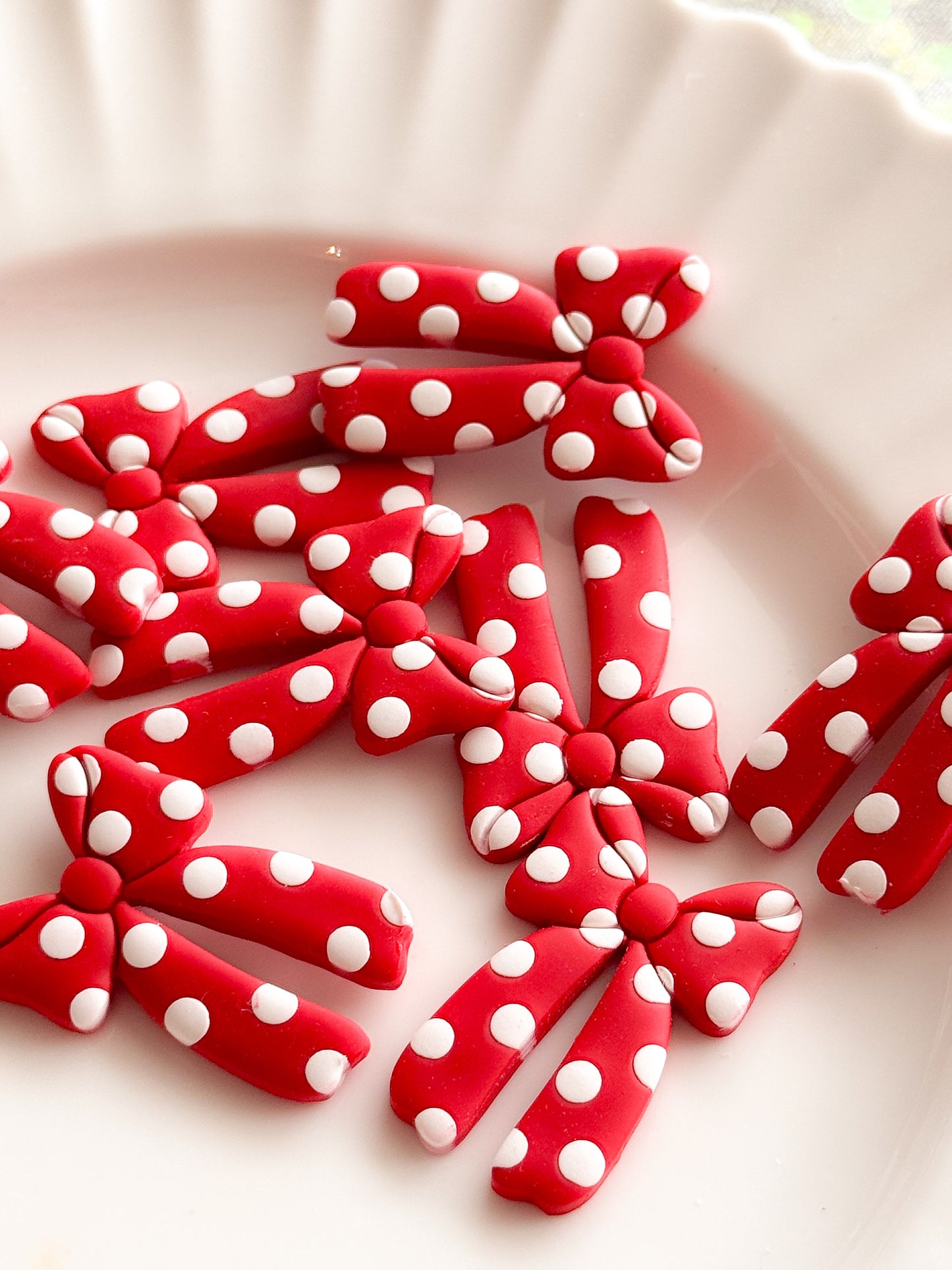 Magical Mouse Polkadot Bow | RED