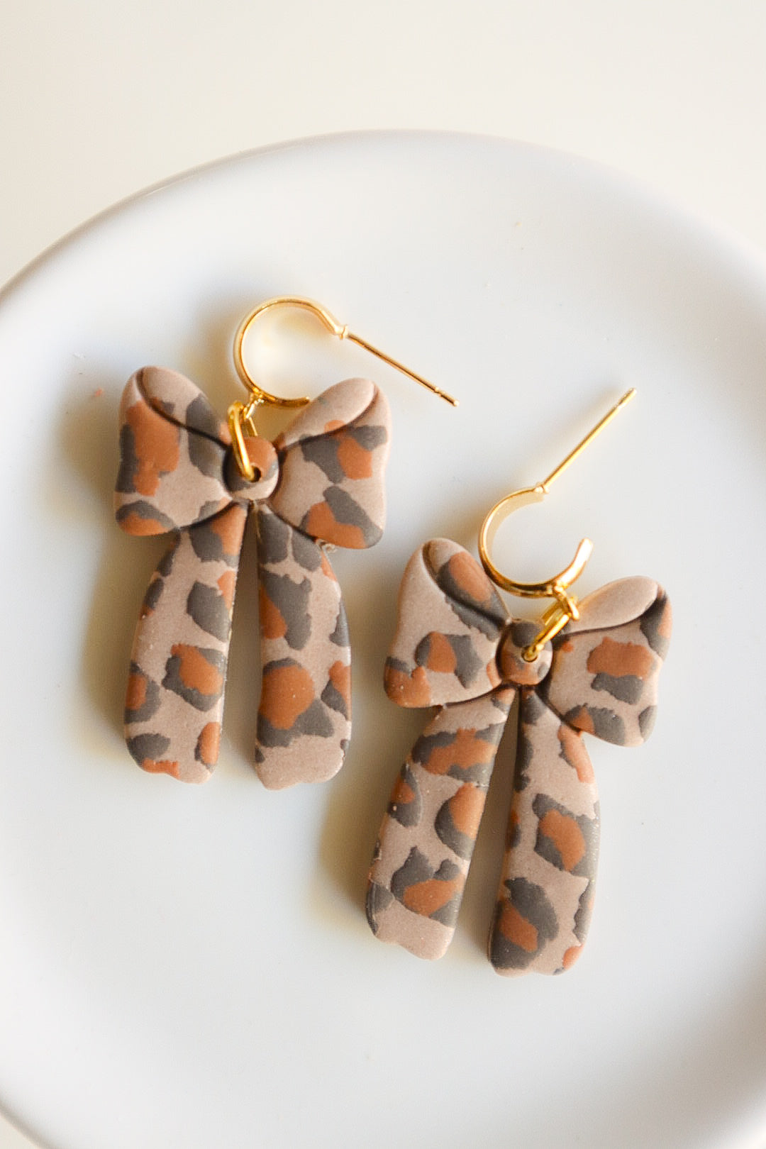 Leopard Print Bow