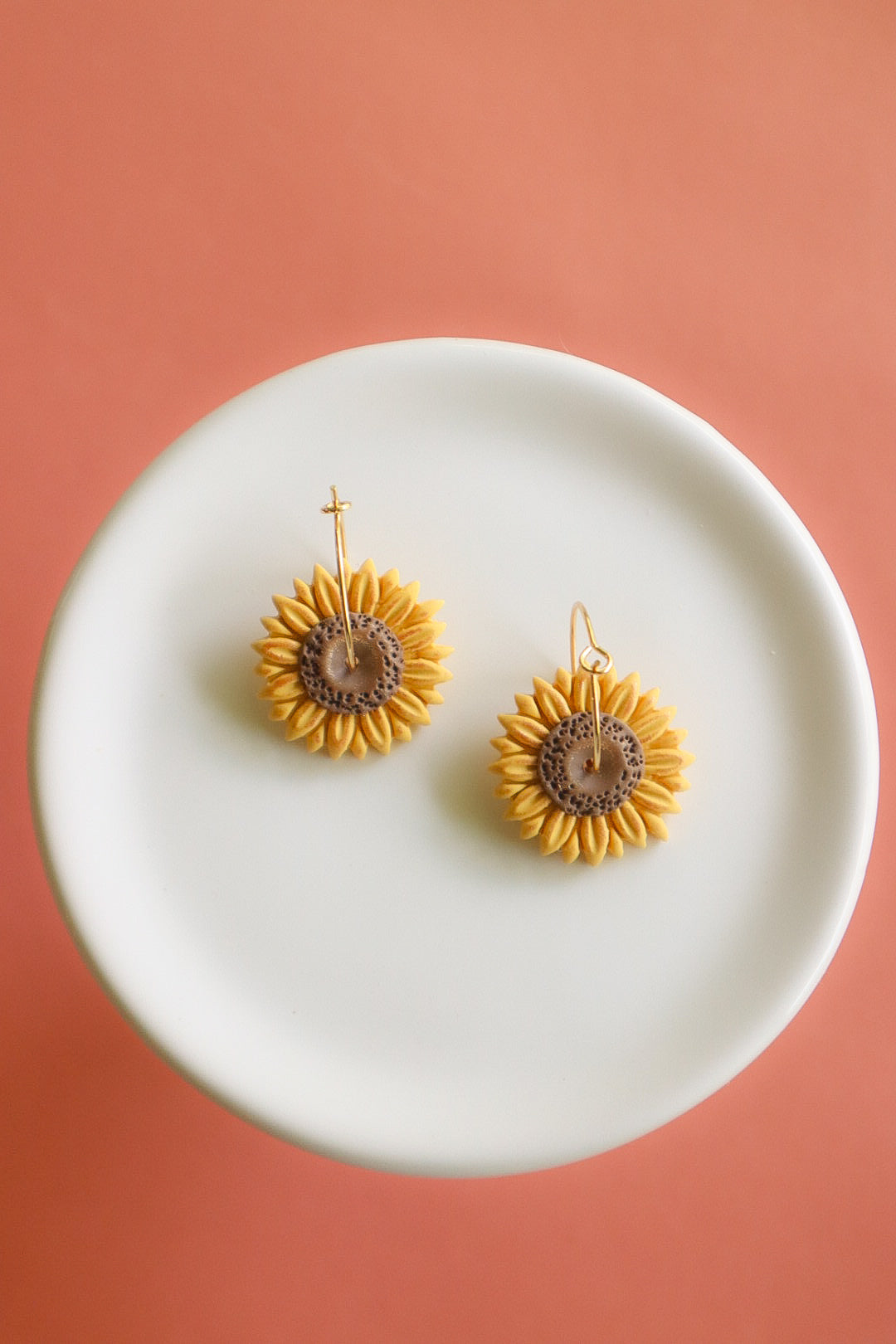 Sunflower Gold Filled Hoops (20mm)