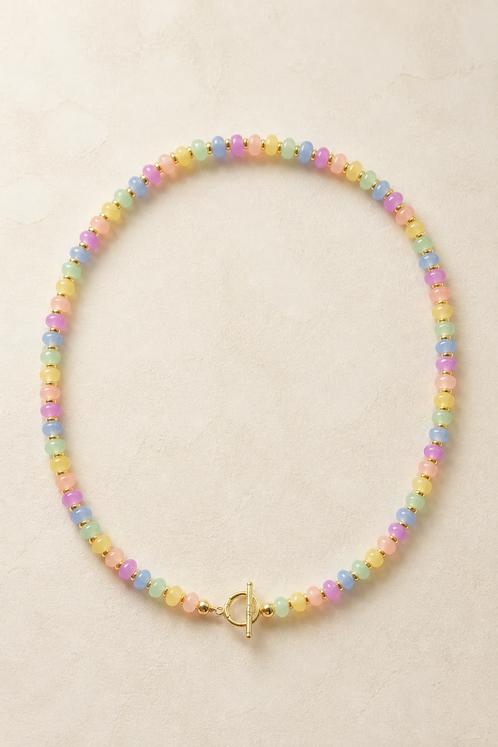 Castle Bound | Gold Filled Toggle Clasp 17”