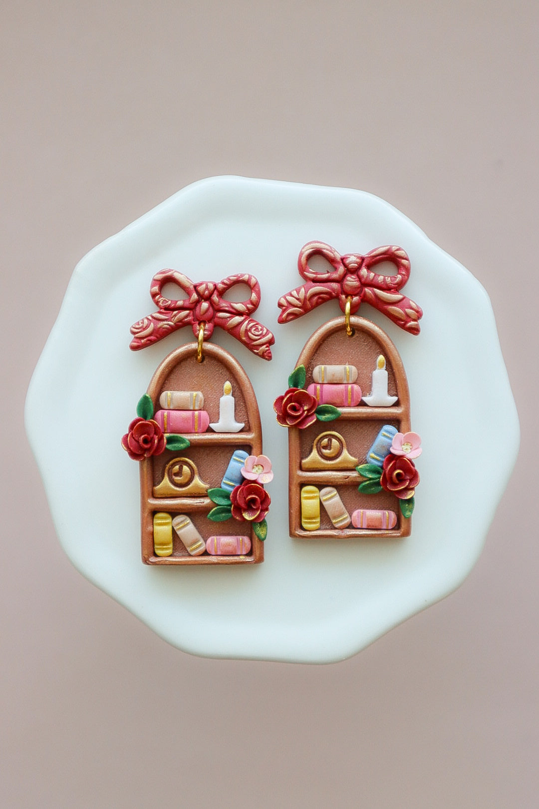 Enchanted Rose Bookcase