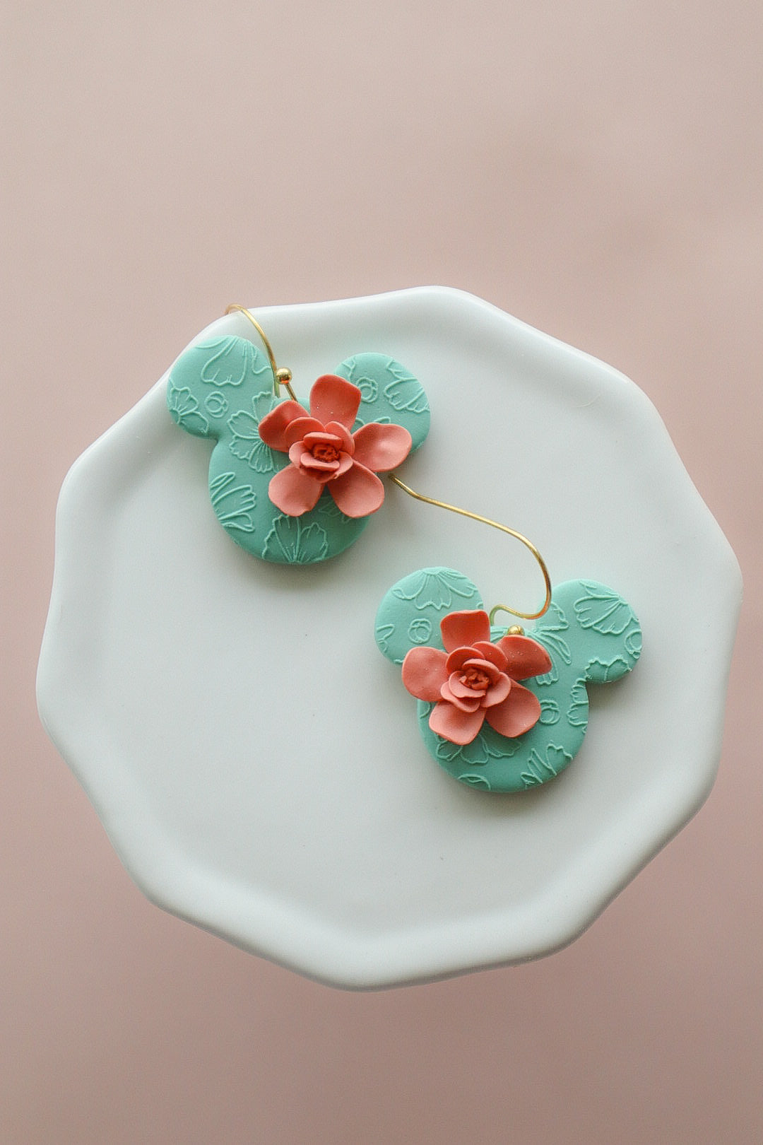 Seafoam Floral Magical Mouse