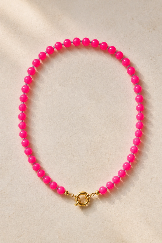 Summer Vibes Necklace | 16” Gold Filled Charm Clasp