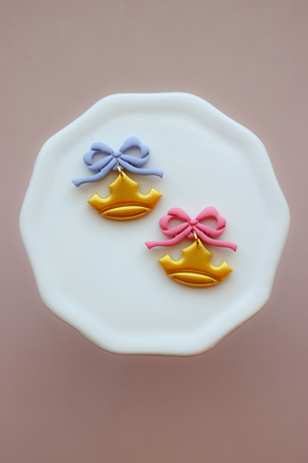 Regal Pink & Blue Crown