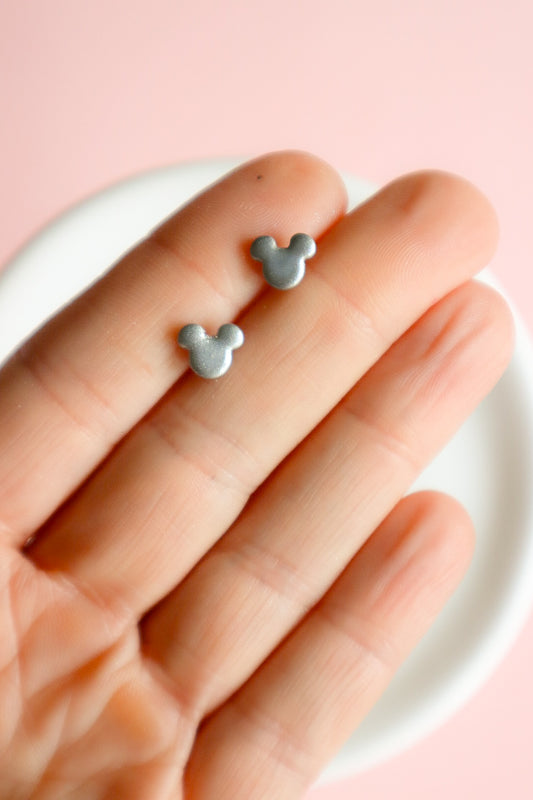 Magical Mouse Micro Stud | SILVER