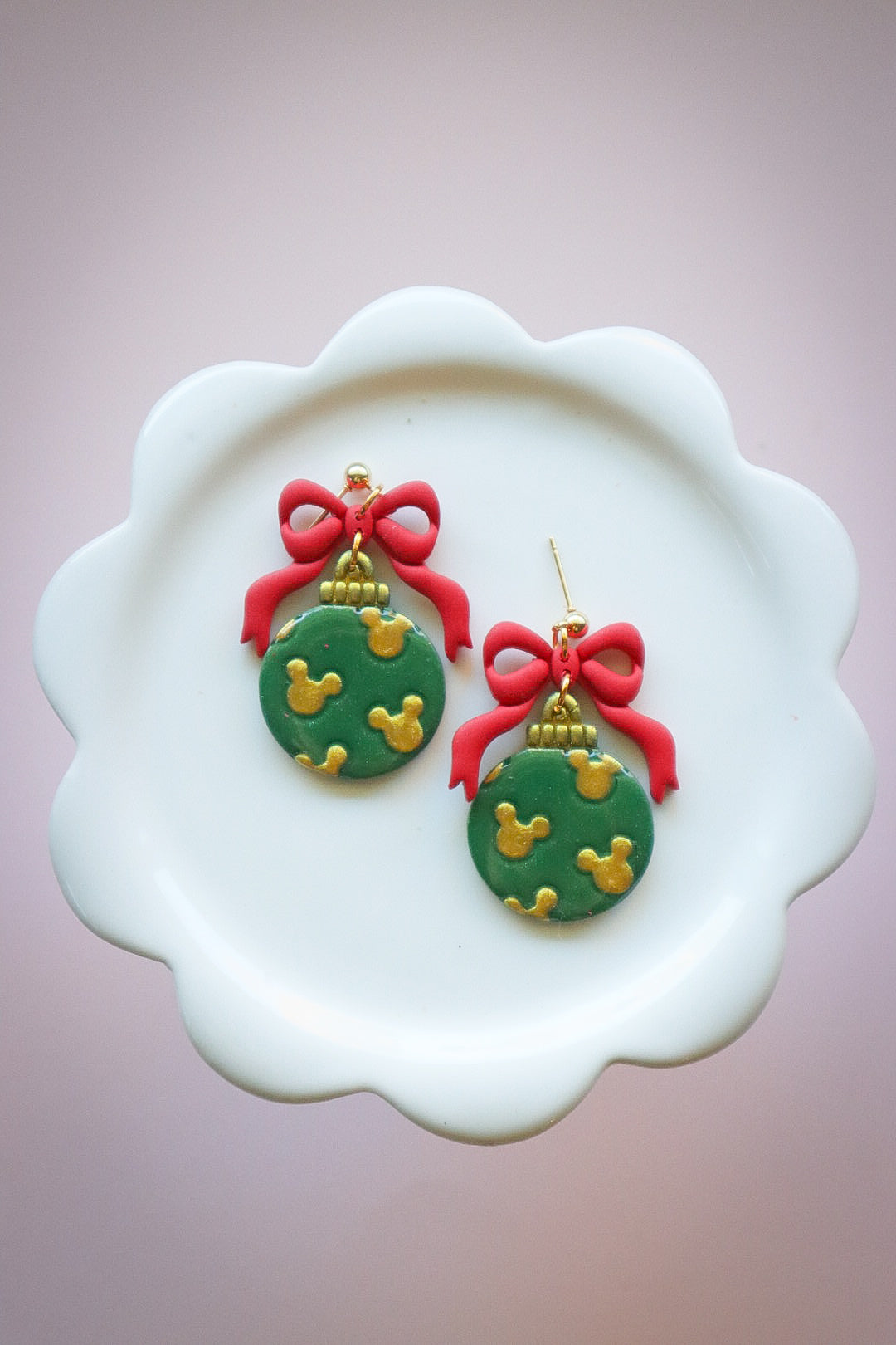 Magical Mouse Christmas Ornament | Green