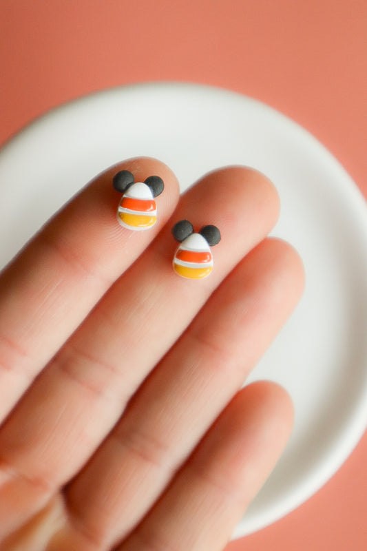 Magical Mouse Candy Corn Stud