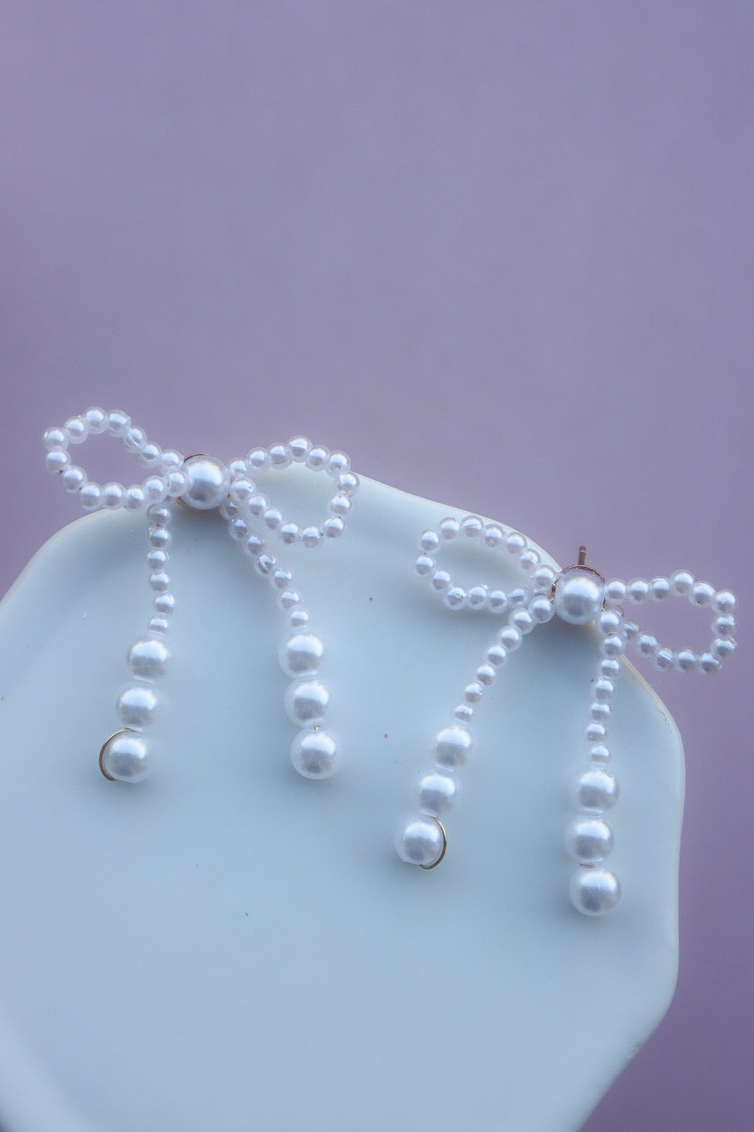 Pearl Bow Studs