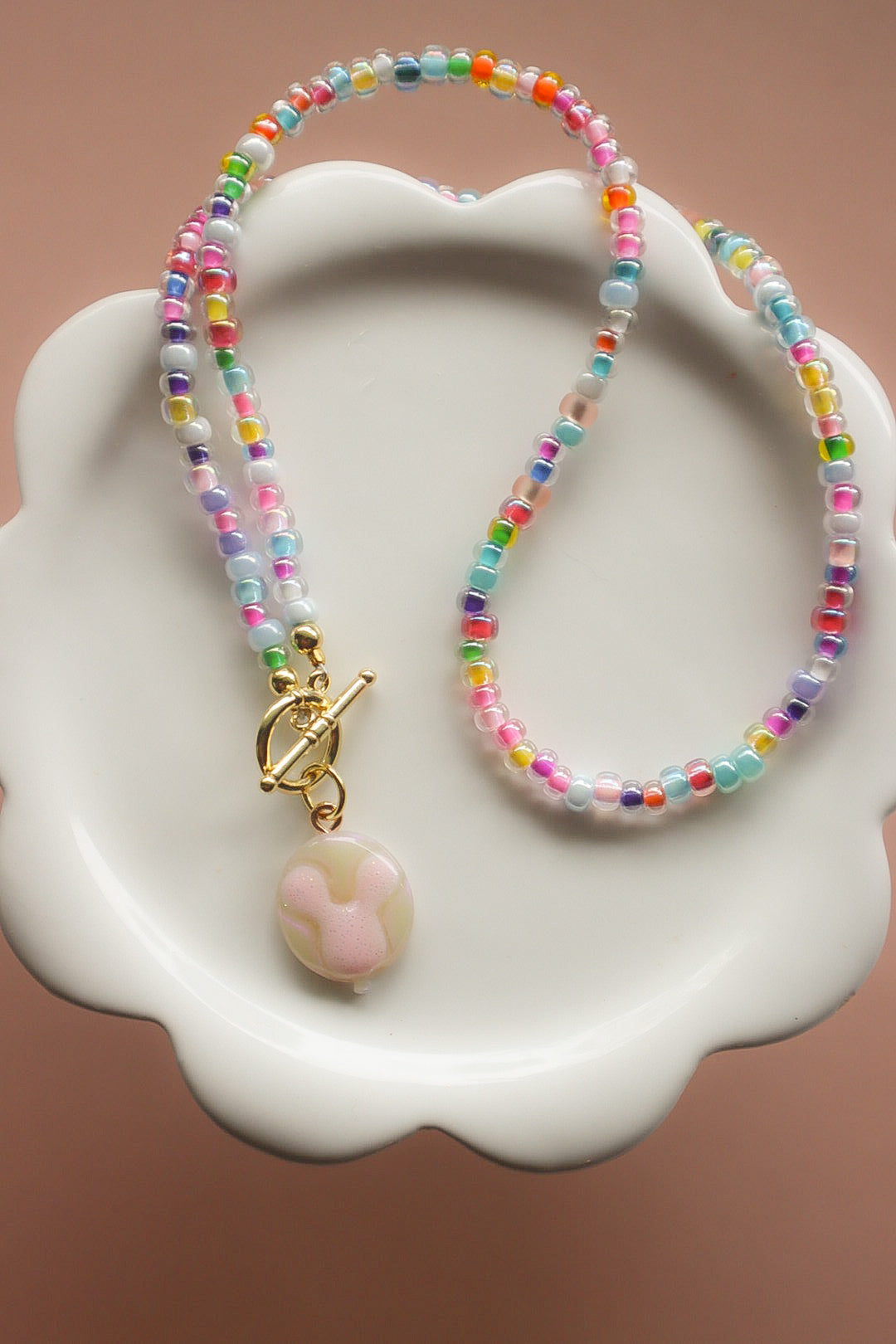 Birthday Balloon Beaded Necklace
