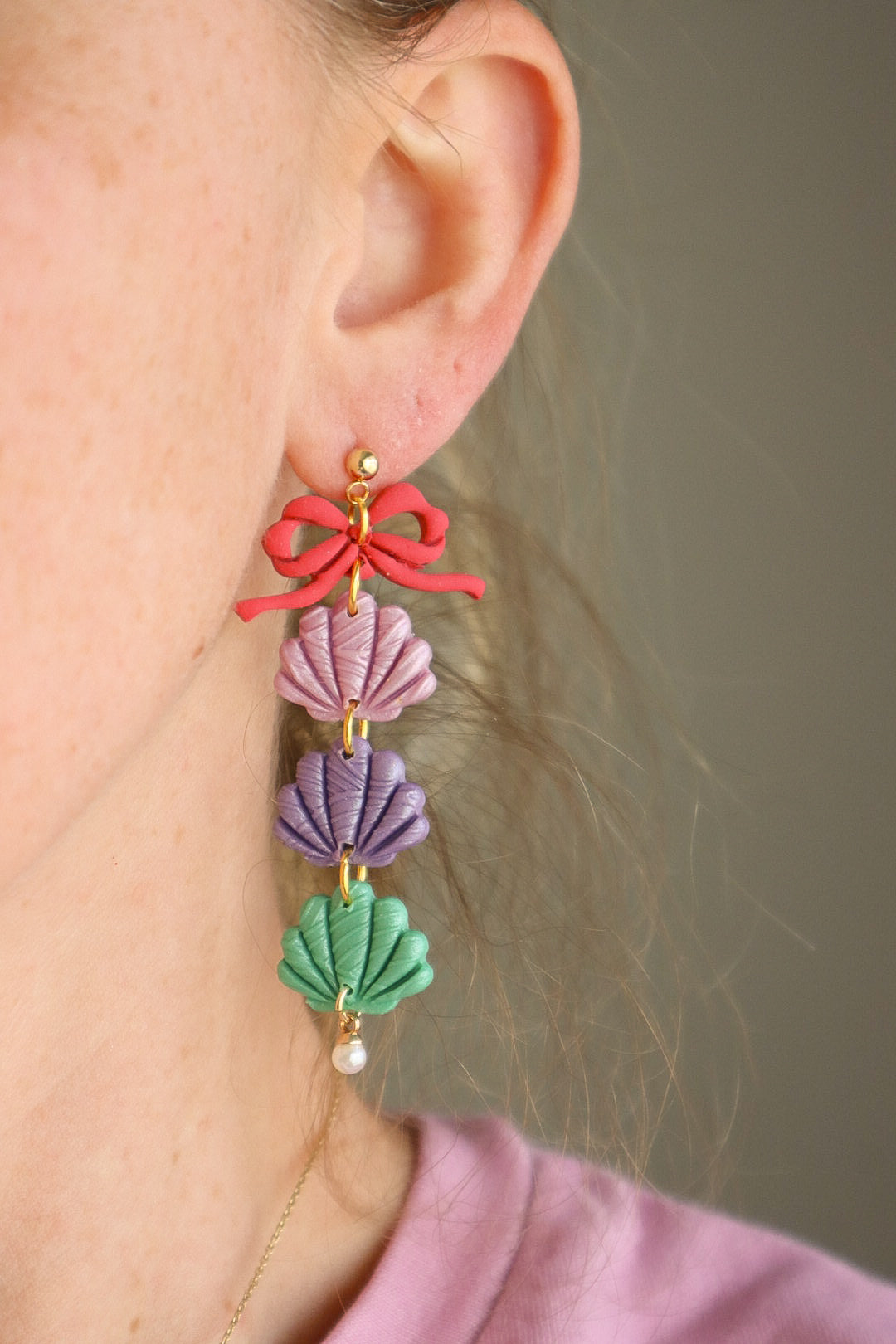 Mermaid Princess Shell Trio