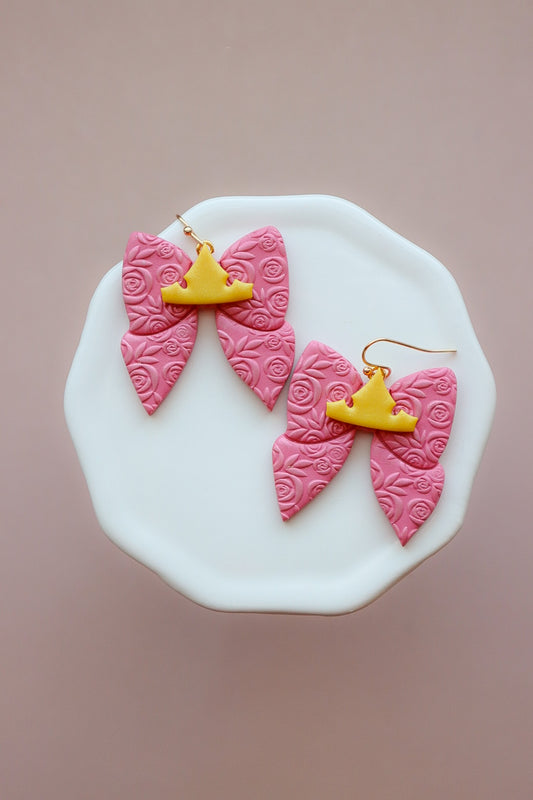 Regal Rose Bow | Pink