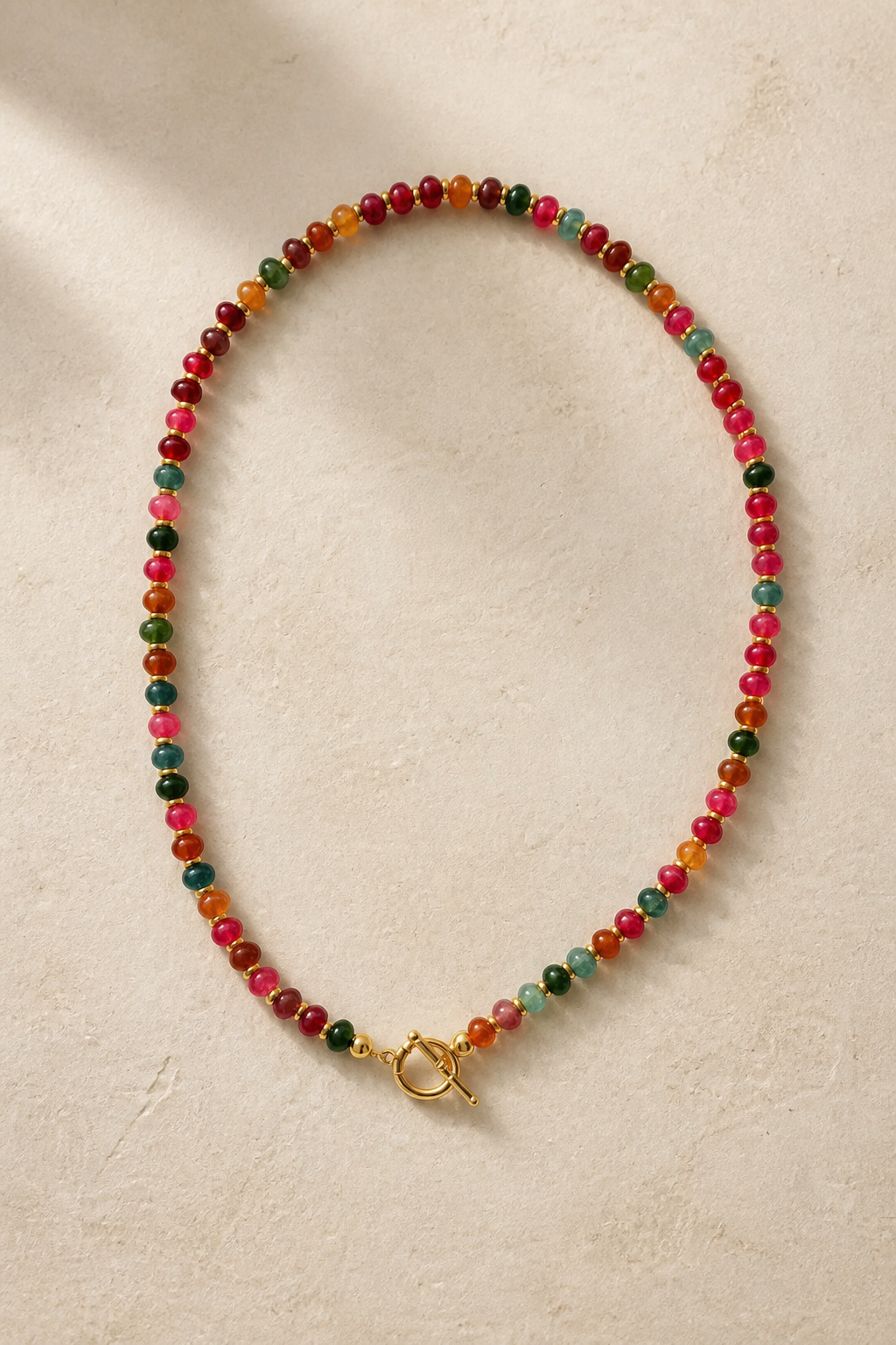 Enchanted Forest Toggle Necklace | Gold filled 16”