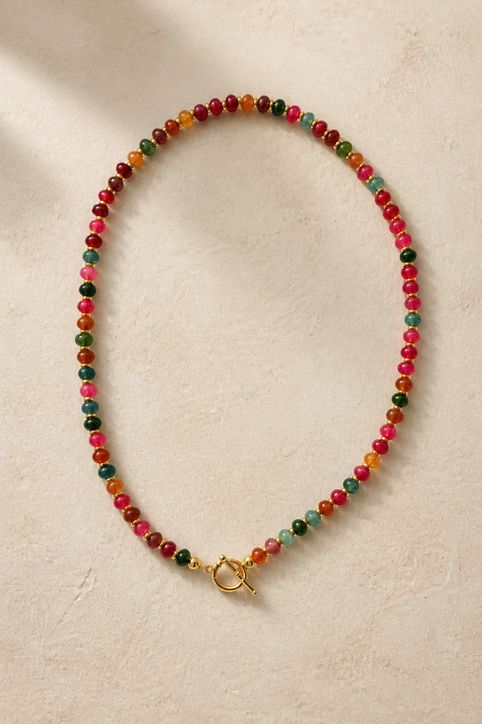 Enchanted Forest Toggle Necklace | Gold filled 16”