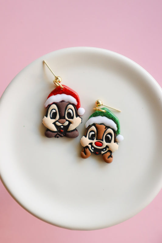 Holiday Chipmunk Duo