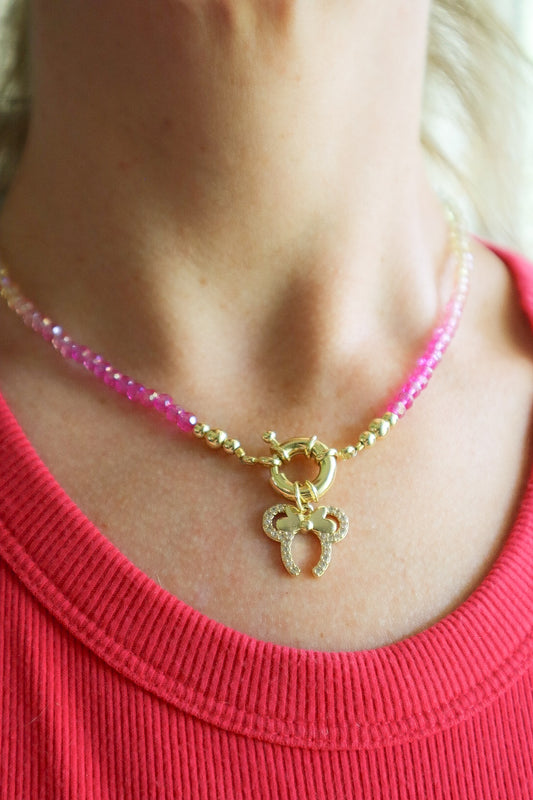 Meet Me On Main | 16” Gold Filled Charm Necklace