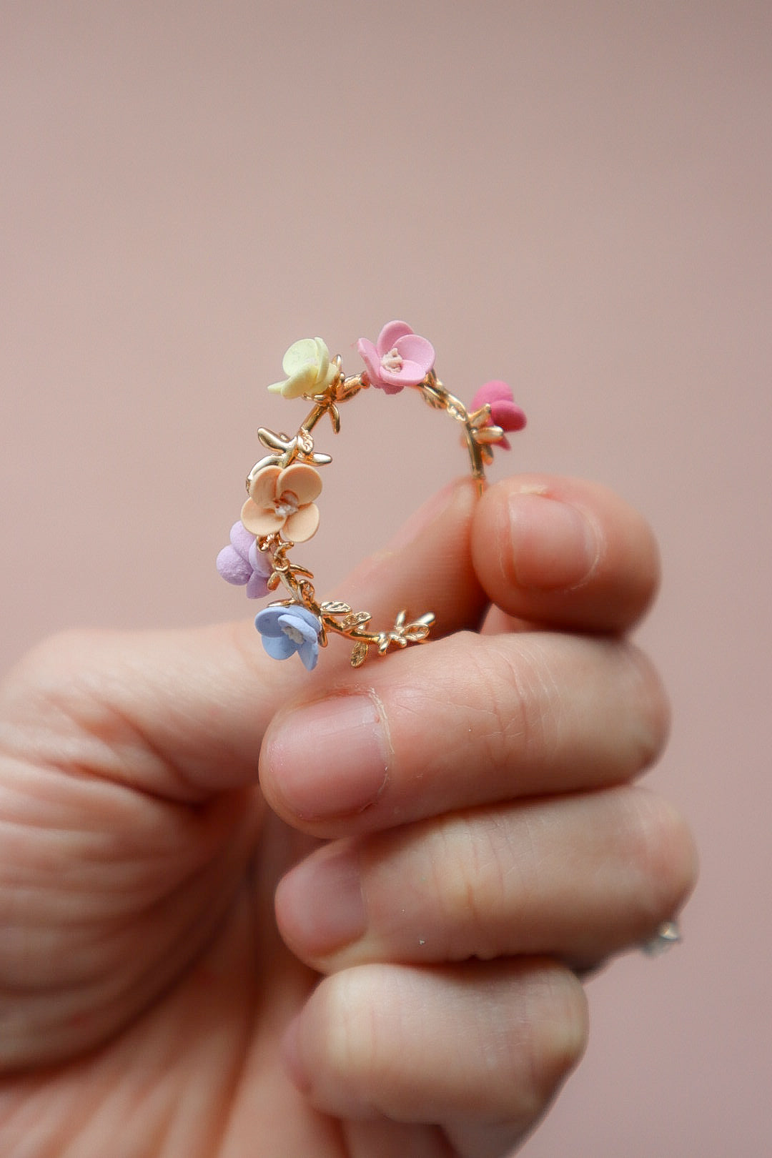 Spring Floral Hoops