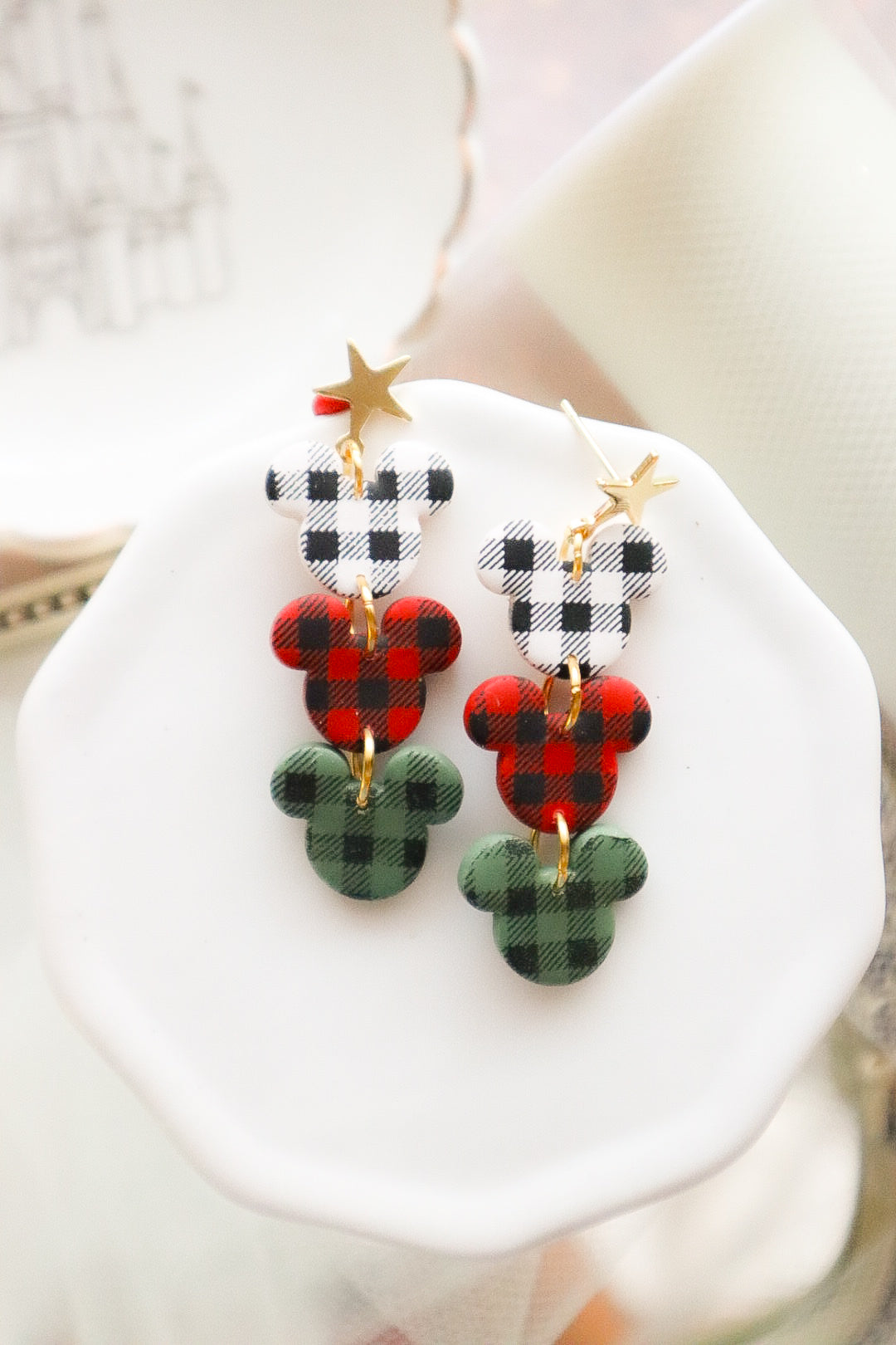 Plaid Magical Mouse Trio