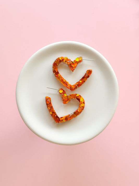 Showgirl Hoops | Orange
