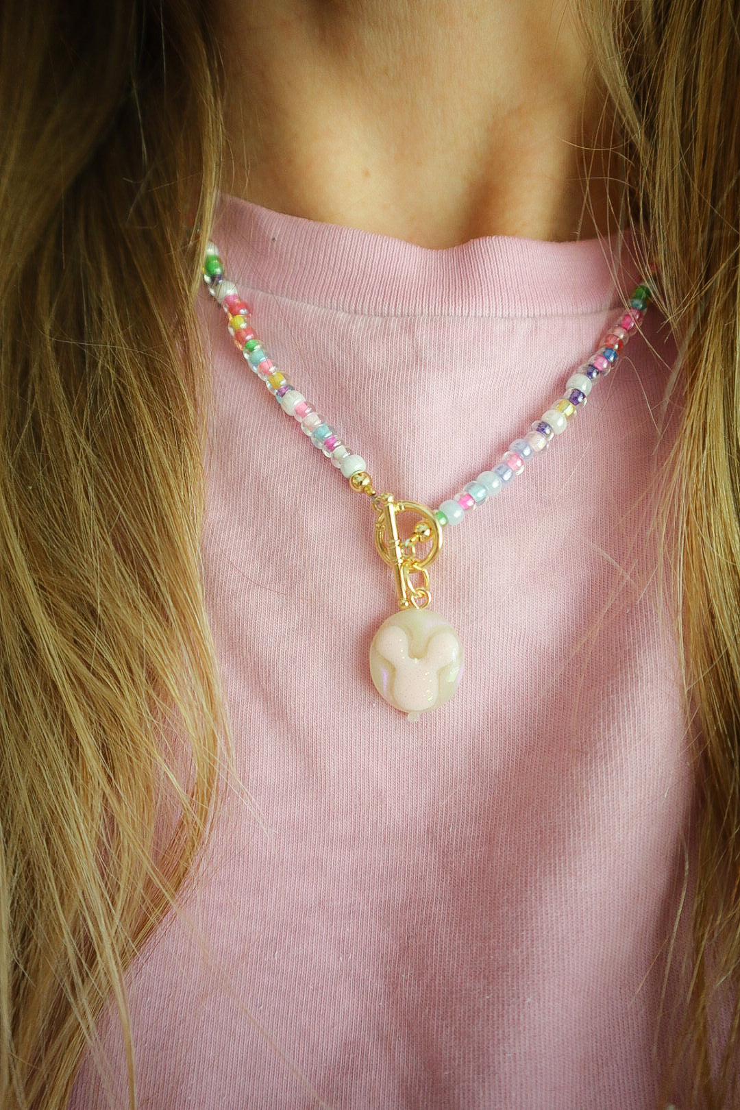 Birthday Balloon Beaded Necklace