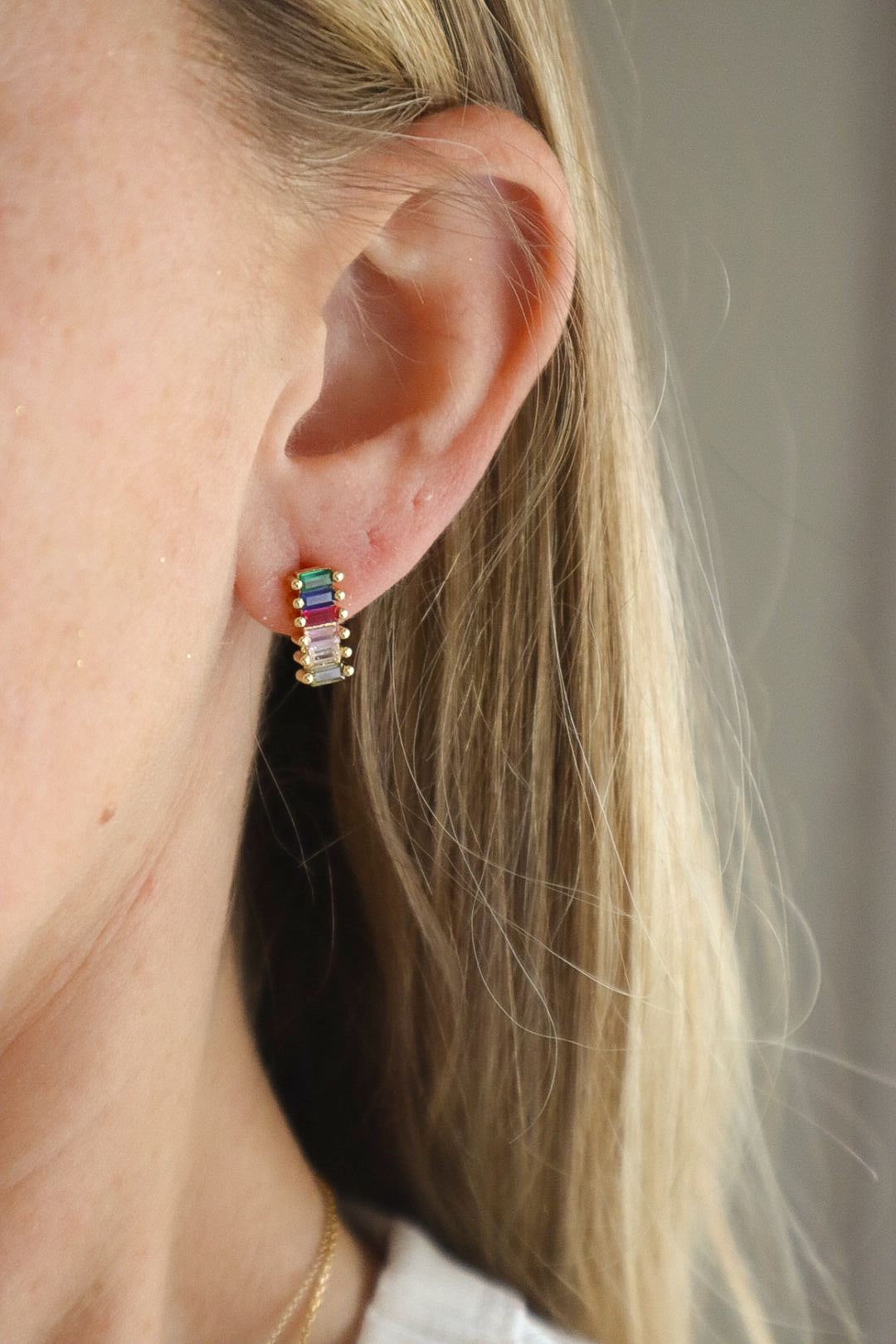 Ombré CZ Studs