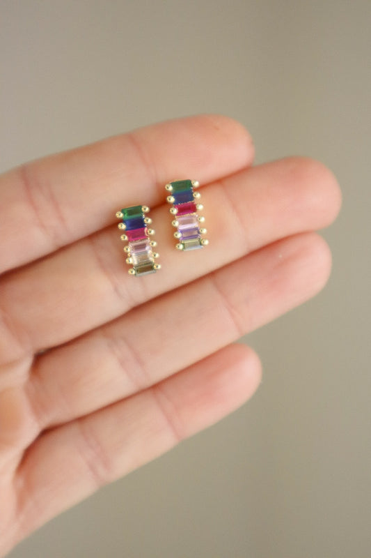 Ombré CZ Studs