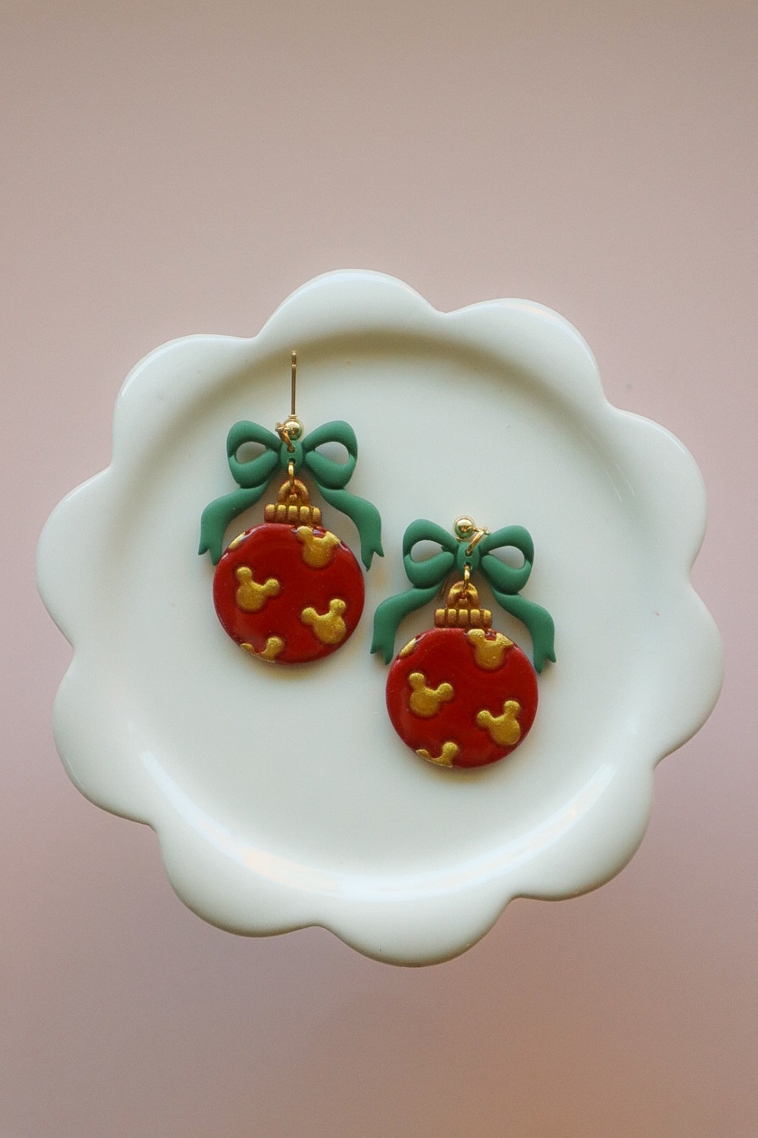 Magical Mouse Christmas Ornament | Red