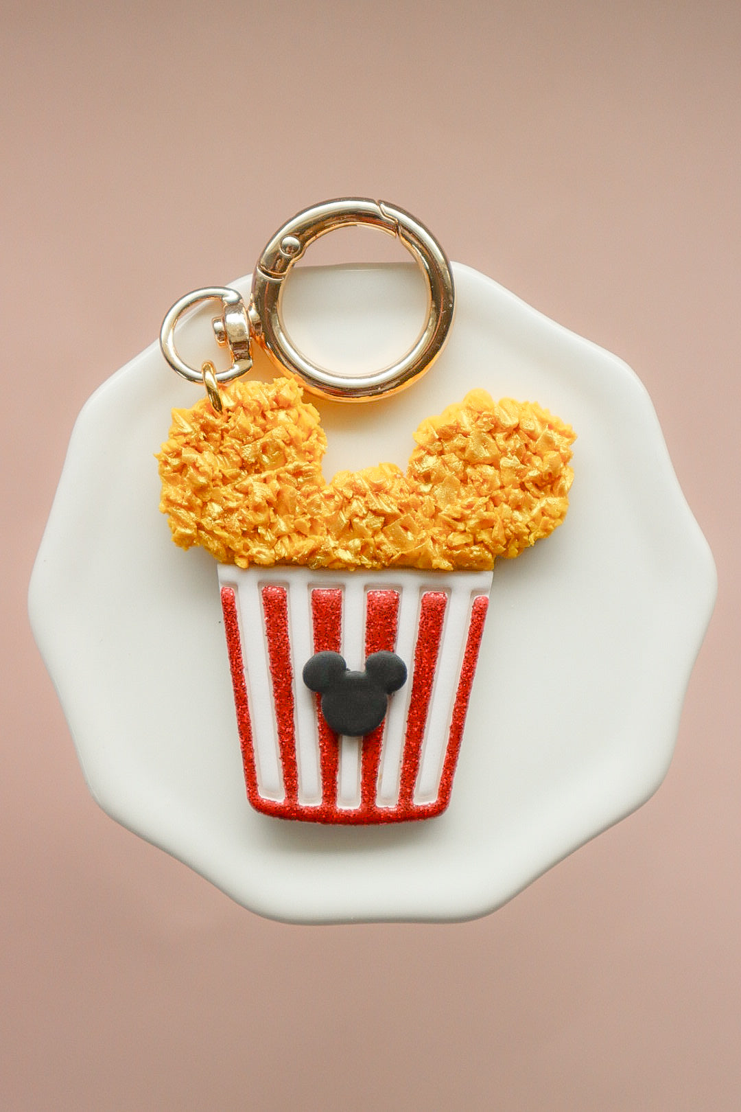 Popcorn Bucket Bag Charm