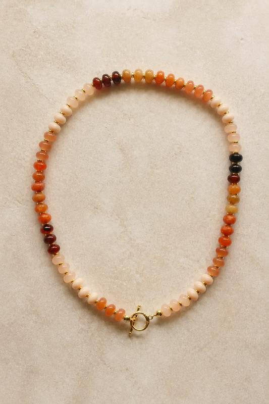 Summer Sand Necklace | 16” Gold Filled Toggle Clasp